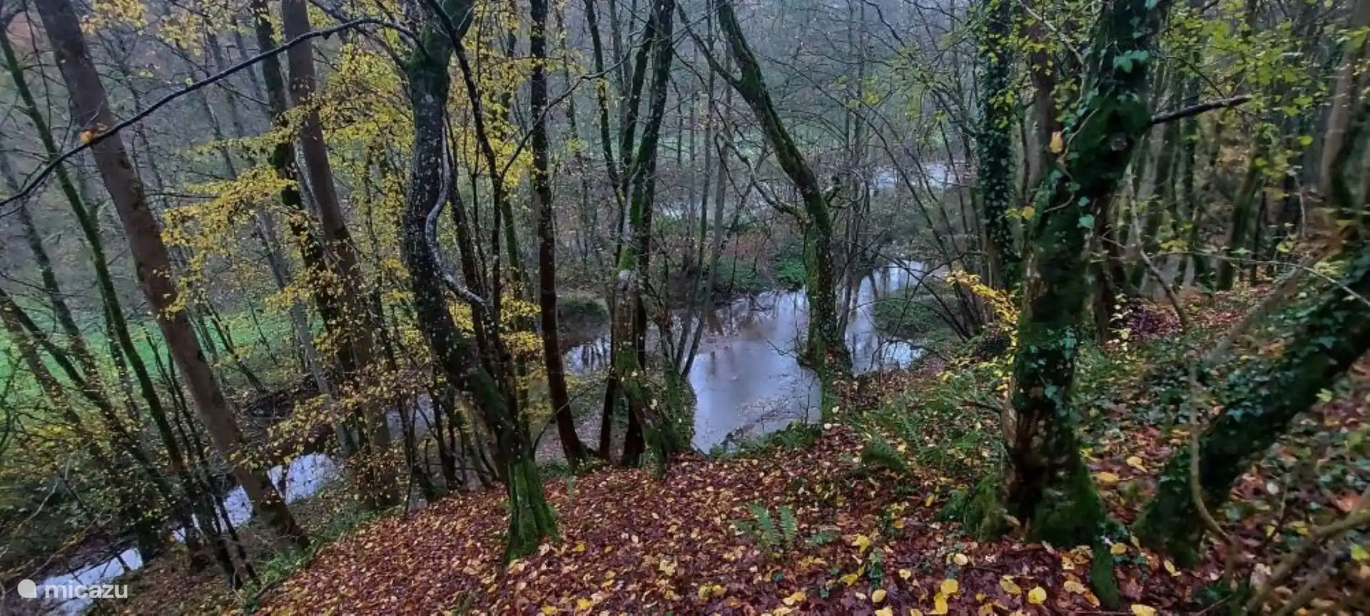 Viele Flüsse und Gewässer in der Nähe des Parks, darunter die Ourthe