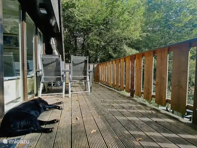 Location de Vacances Belgique, Ardennes, Durbuy, chalet - SilvaRosa Durbuy Grand balcon fermé