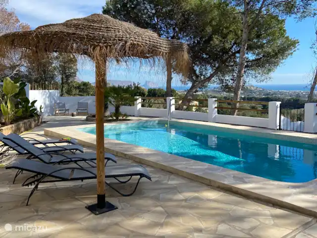 Casa nooit gedacht huren in Spanje, Costa Blanca, Alfáz del Pi - villa Zwembad