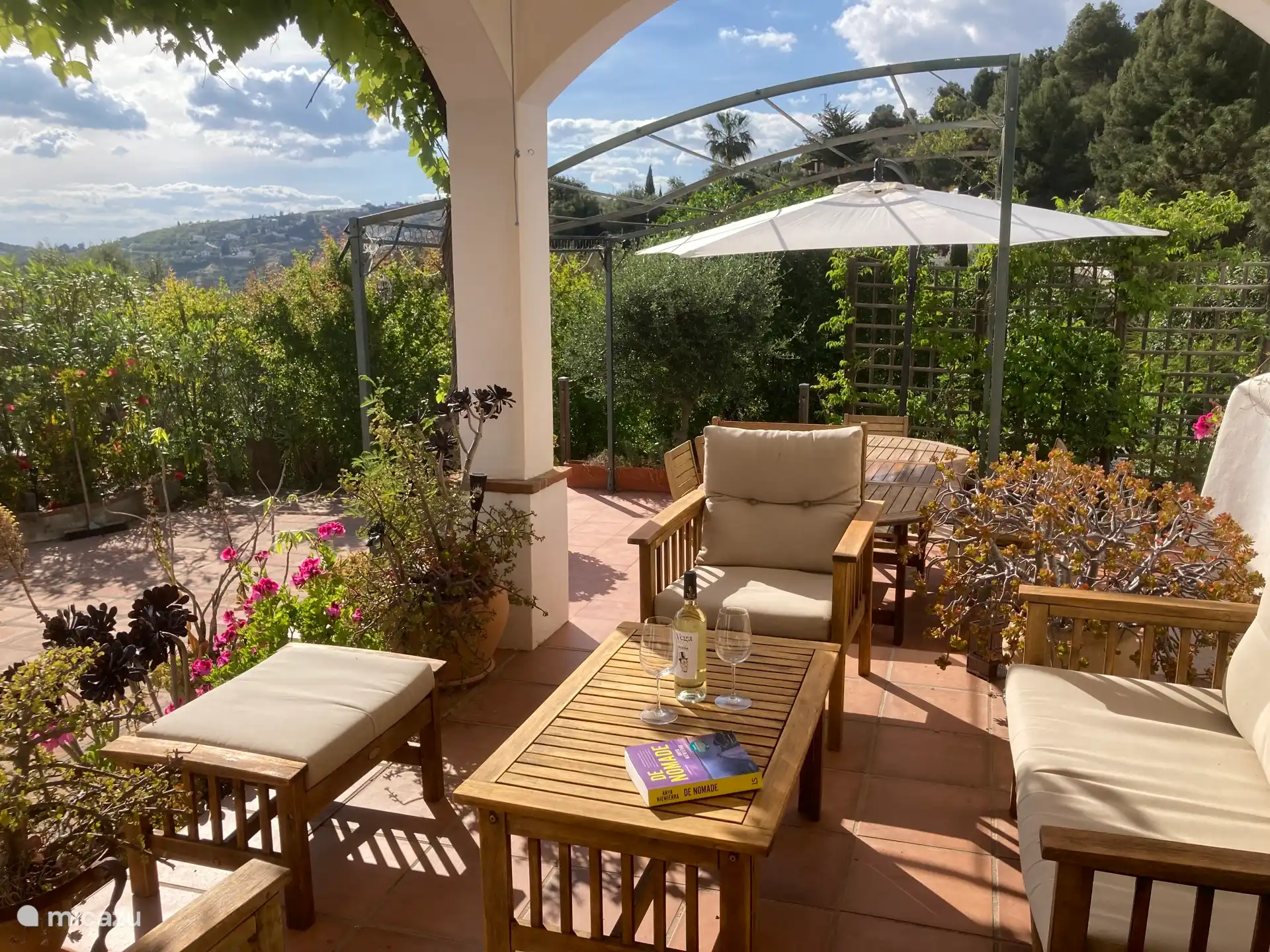 Coin salon sur le palier