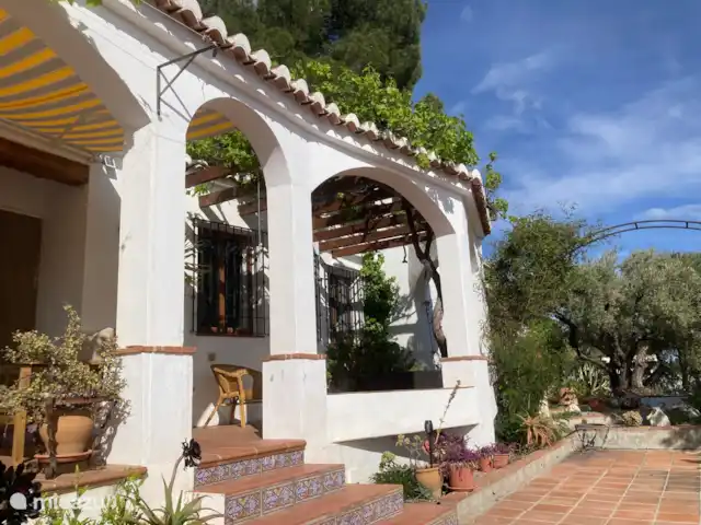 Casa La Serena et Casita del Toro  | Espagne, Andalousie, Cómpeta - maison de vacances La véranda partiellement couverte