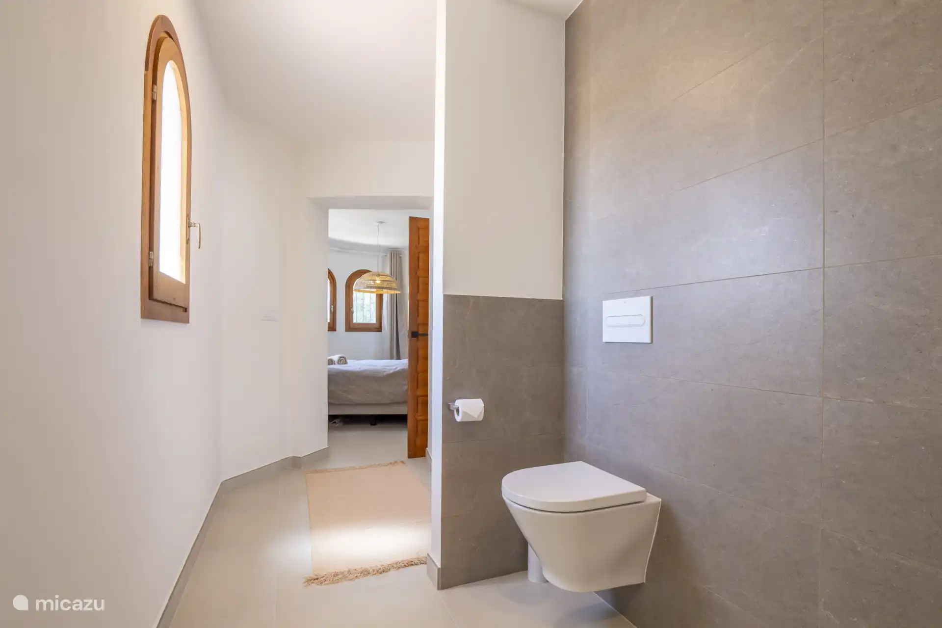 Práctico: además del baño, también hay un segundo inodoro separado.