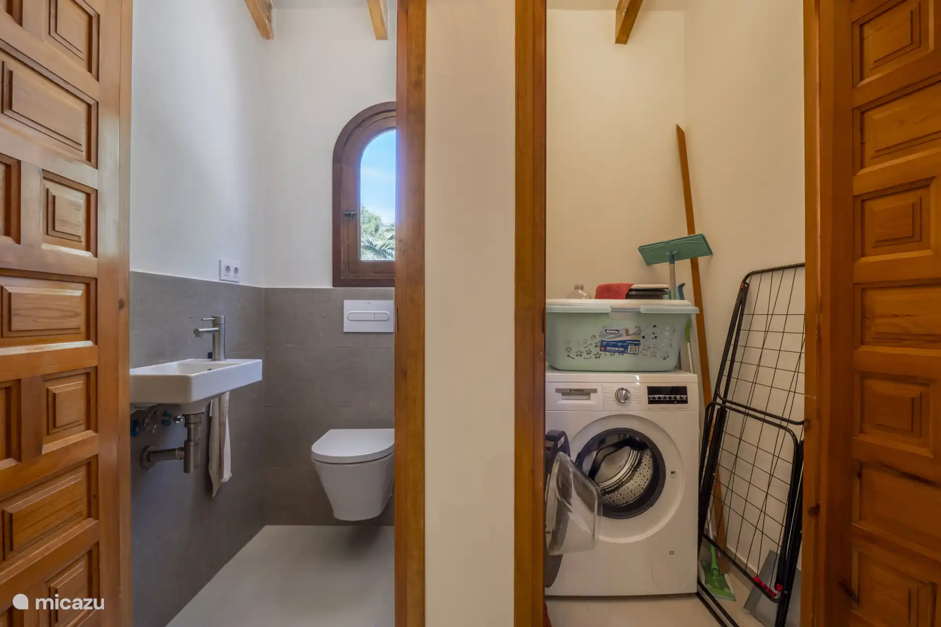 Un aseo y un lavadero separados, ¡eso es ideal!