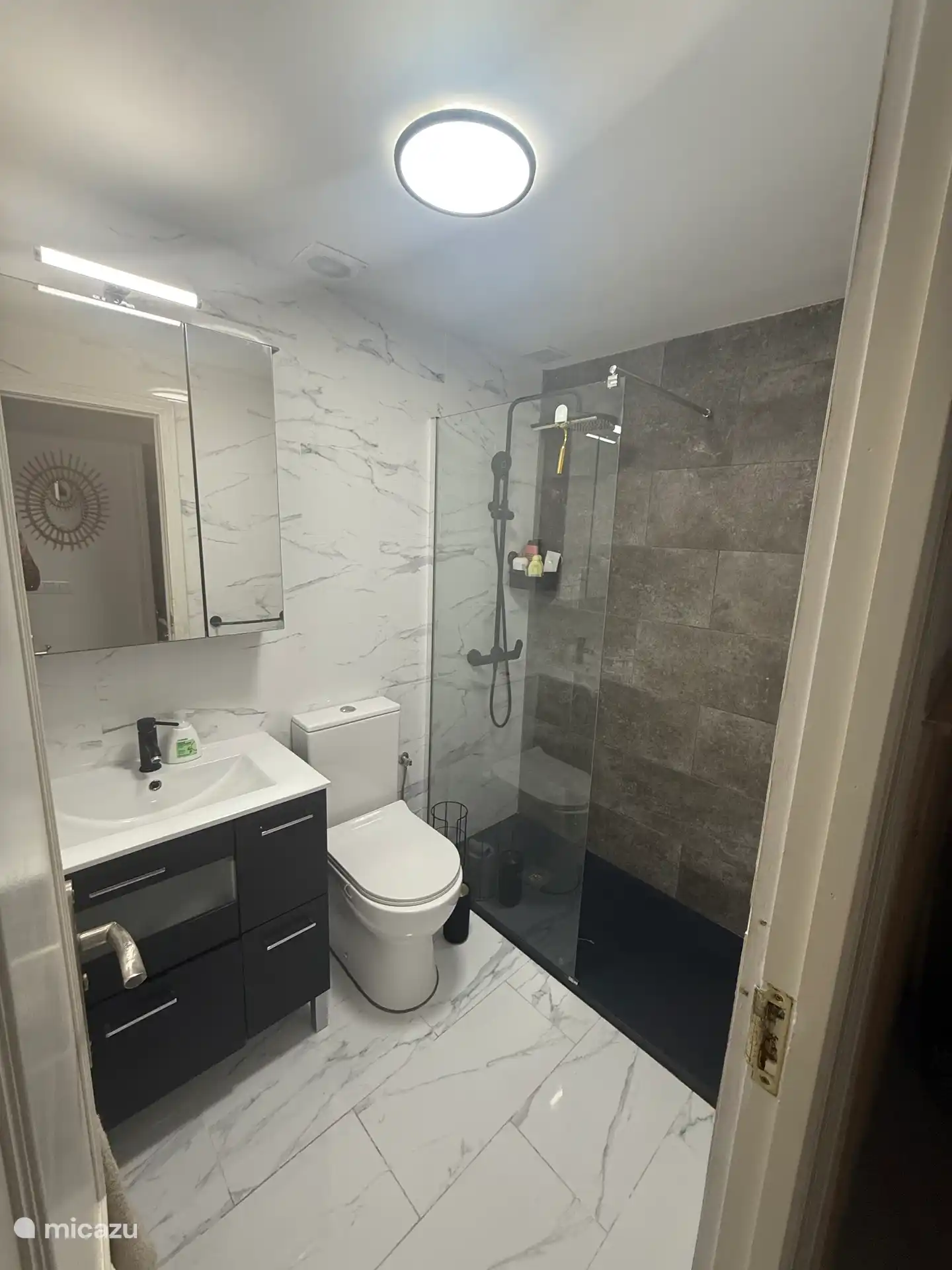 Salle de bain avec douche à l’italienne 