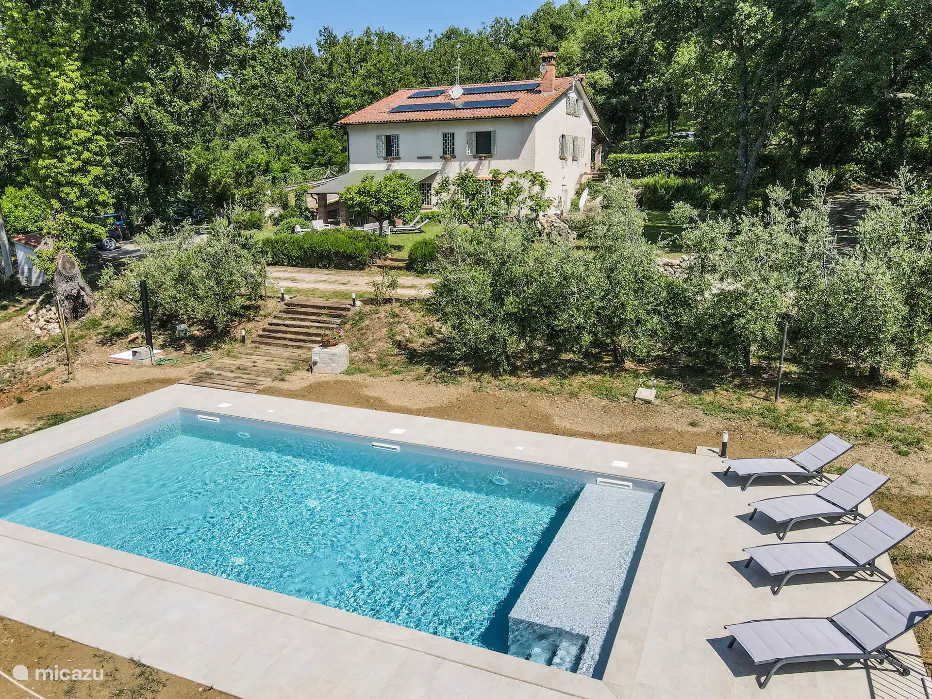 Casa con piscina privada en el sur de Umbría en Italia, Umbría, Amelia - casa vacacional