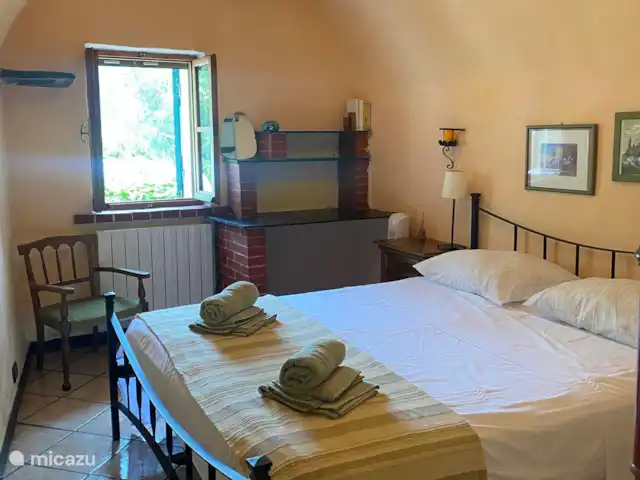 Ca' Armando en Liguria en Italia, Liguria, Erli - casa vacacional Camera da letto 1