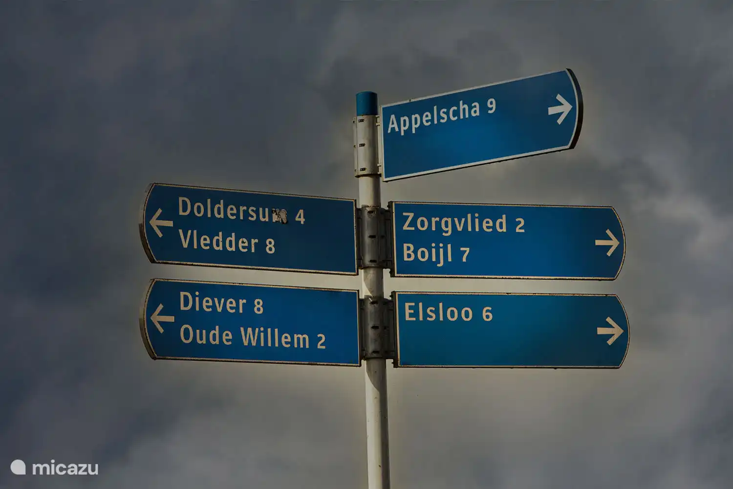 Die Dörfer rund um Wateren.