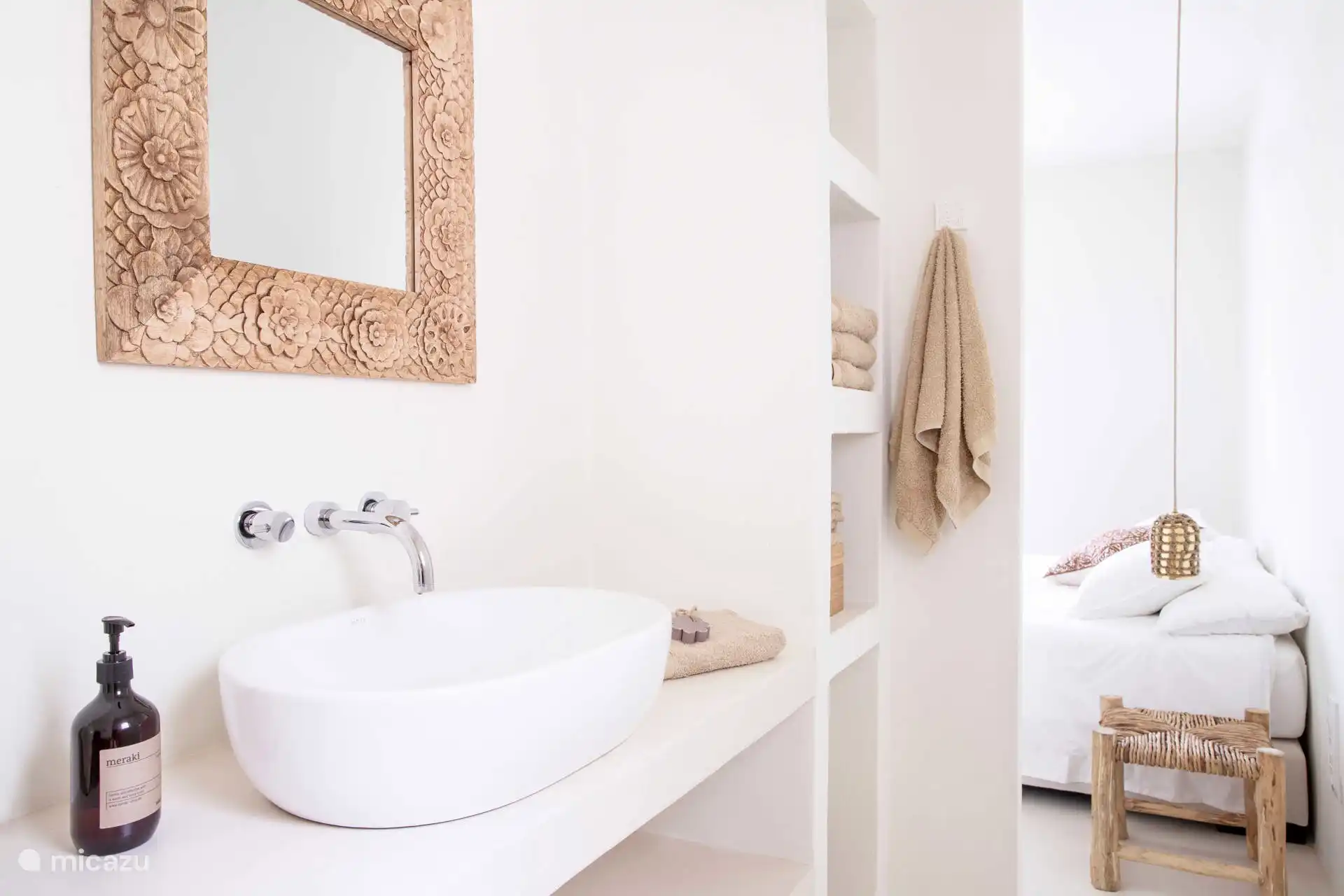 Casa Roca - Slaapkamer met badkamer.