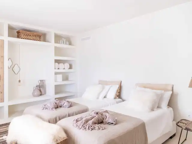 Casa Roca | Espagne, Costa Blanca, Benissa - villa Casa Roca - Slaapkamer met twee eenpersoonsbedden.