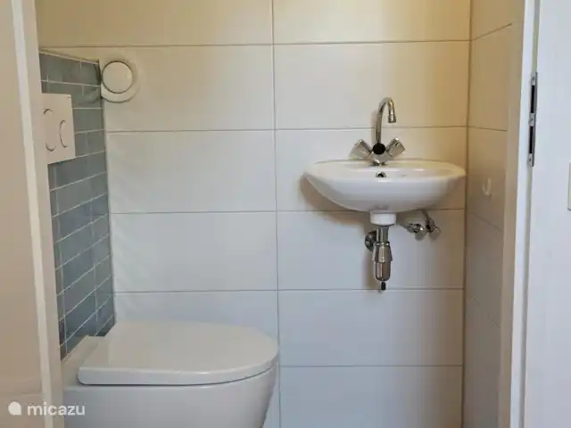 Chalet dans les bois | Pays-Bas, Drenthe, Diever - maison de vacances Toilettes à l’étage