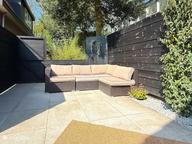 't Boschhuys | Pays-Bas, Hollande du Nord, Bergen - tiny house Terrasse avec salon