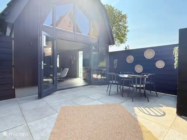 't Boschhuys | Pays-Bas, Hollande du Nord, Bergen - tiny house Maison de vacances en façade avec terrasse