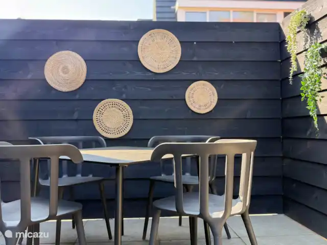 't Boschhuys | Pays-Bas, Hollande du Nord, Bergen - tiny house Terrasse avec mobilier de jardin