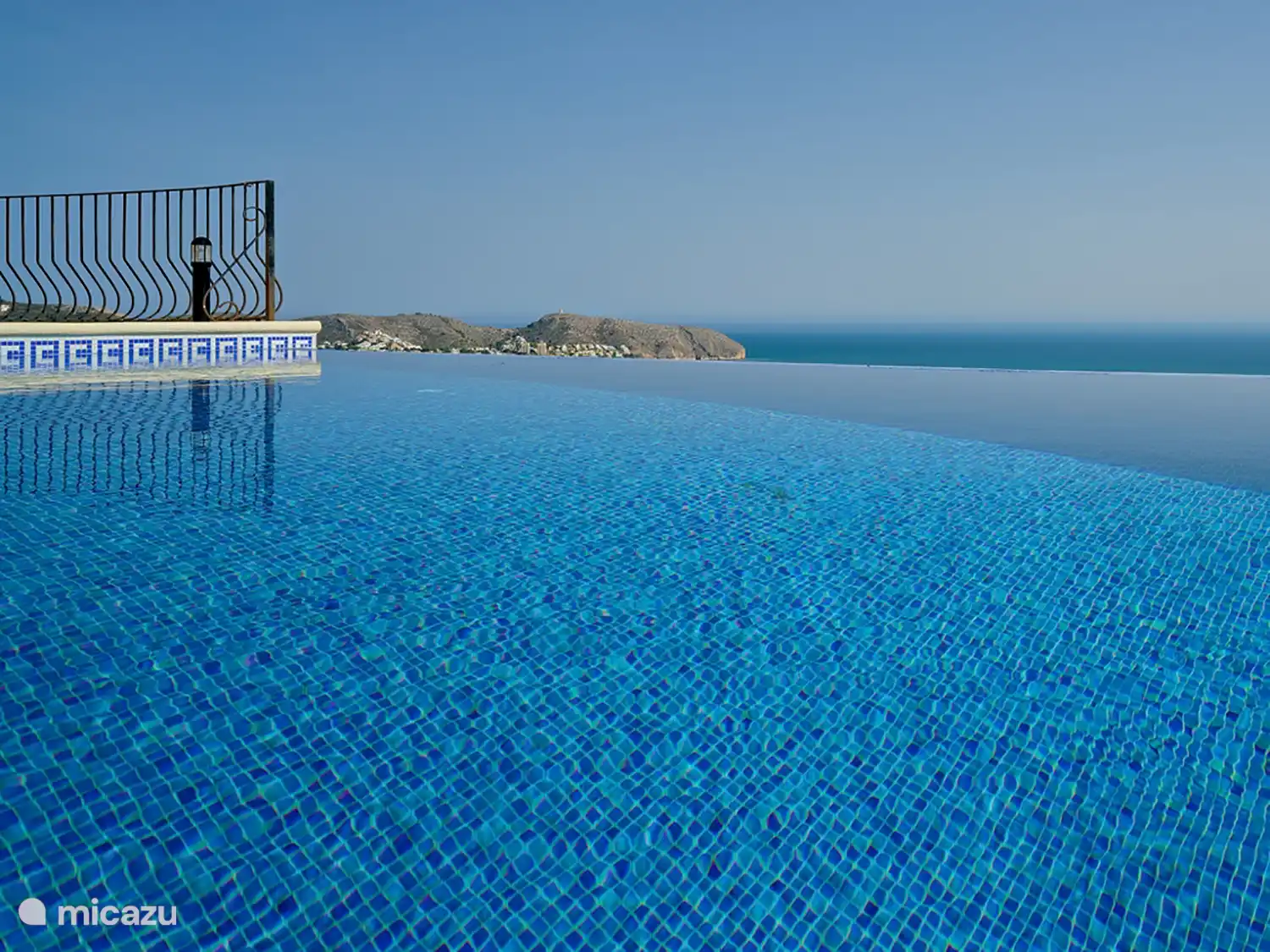 Casa la Gaviota - Blick vom Pool. 