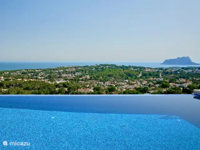 Casa la Gaviota | Espagne, Costa Blanca, Teulada - villa Casa la Gaviota - Piscine à débordement avec de belles vues sur la mer.