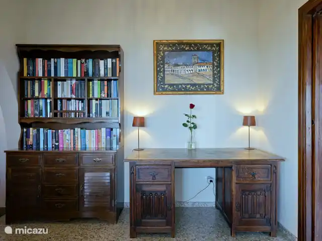 Casa la Gaviota | Espagne, Costa Blanca, Teulada - villa Casa la Gaviota - Bureau avec bibliothèque,