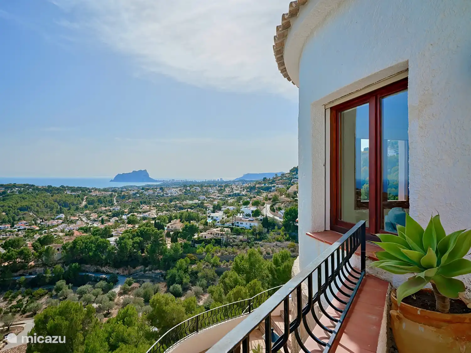 Casa la Gaviota - Blick von der Terrasse. 