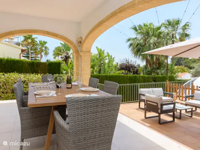 Villa Vera | Espagne, Costa Blanca, Jávea - villa Salle à manger au bord de la piscine