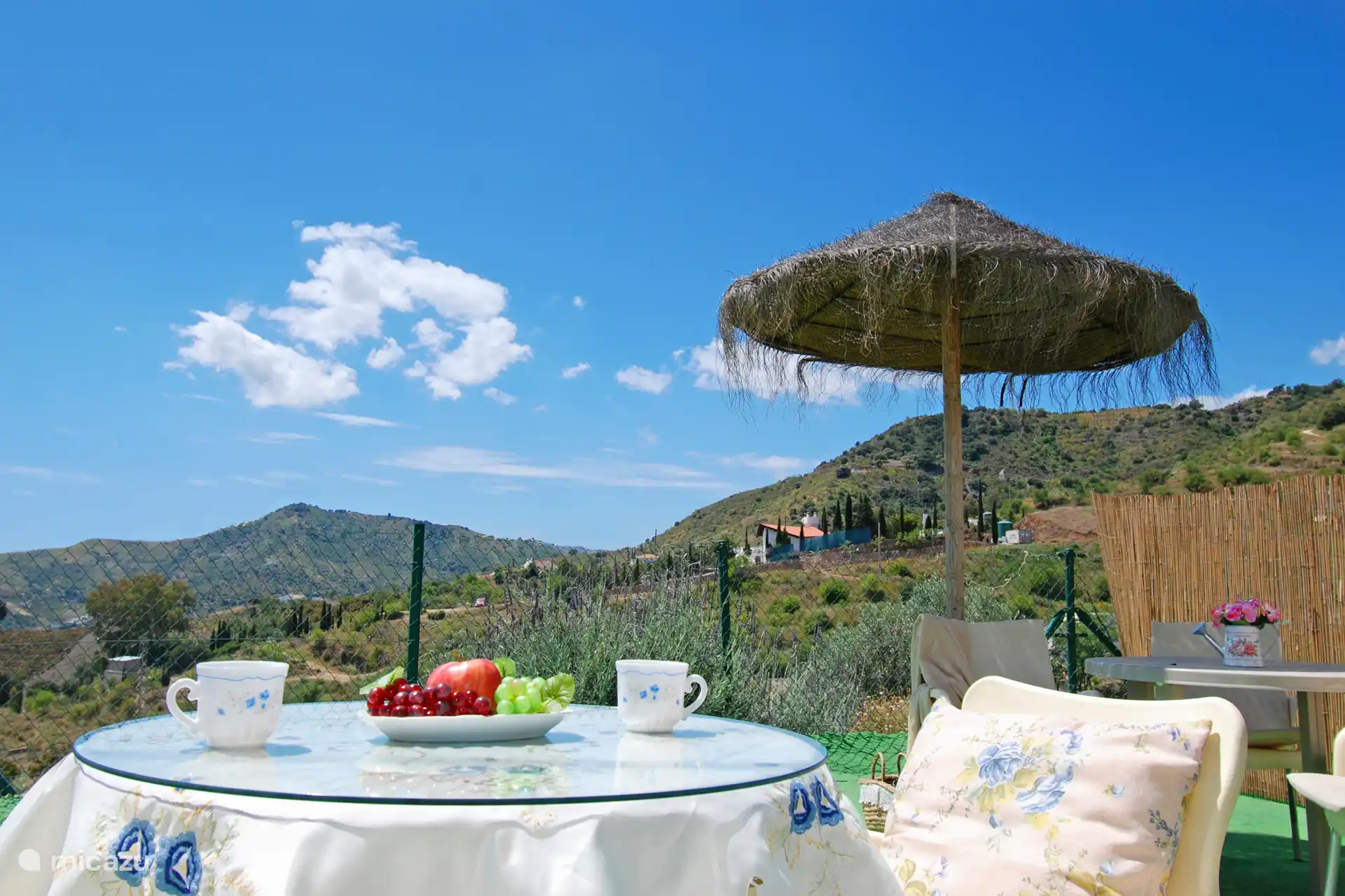 Frühstück mit Aussicht.