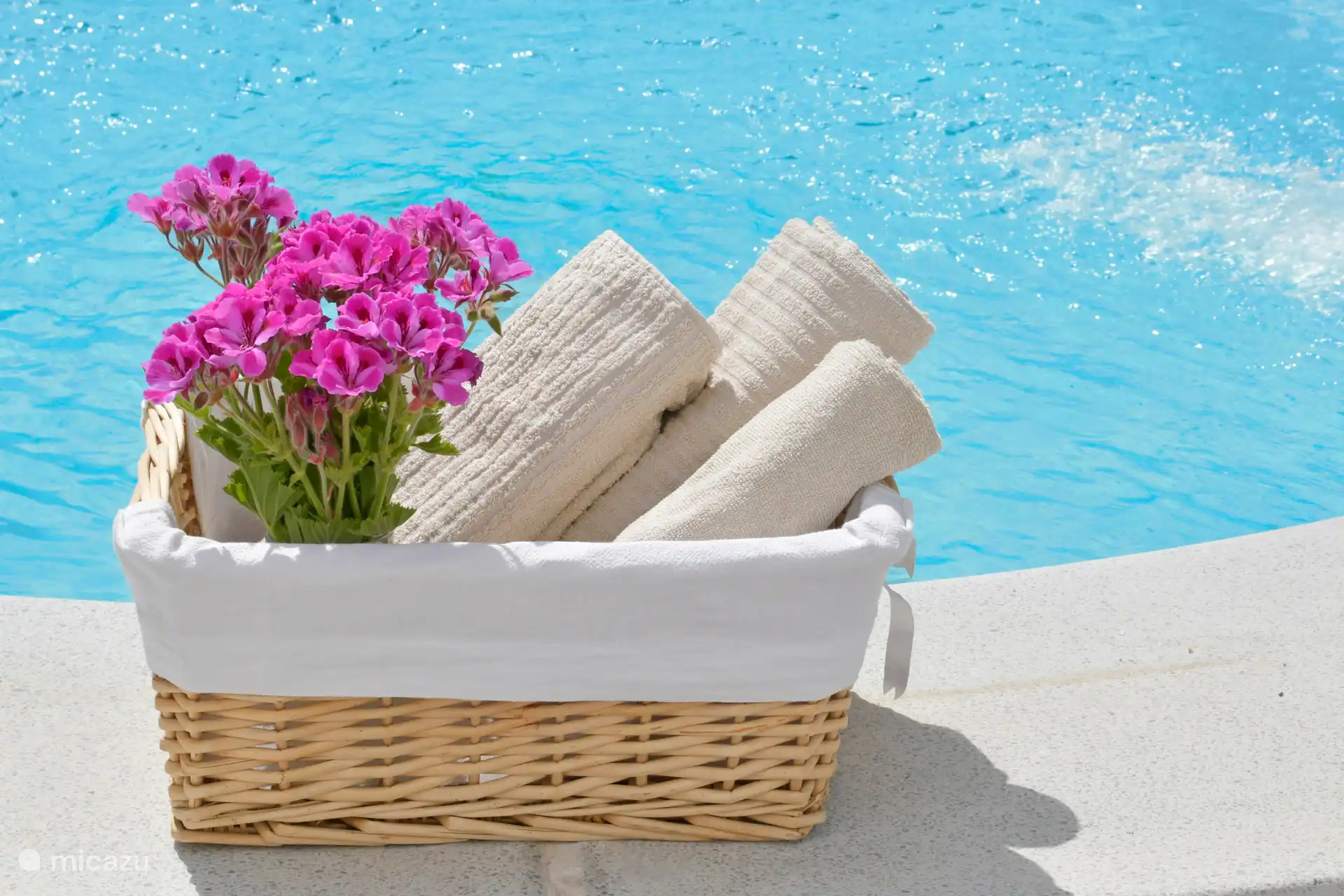 Die gesamte Bad-, Bett- und Küchenwäsche wird von uns gestellt.