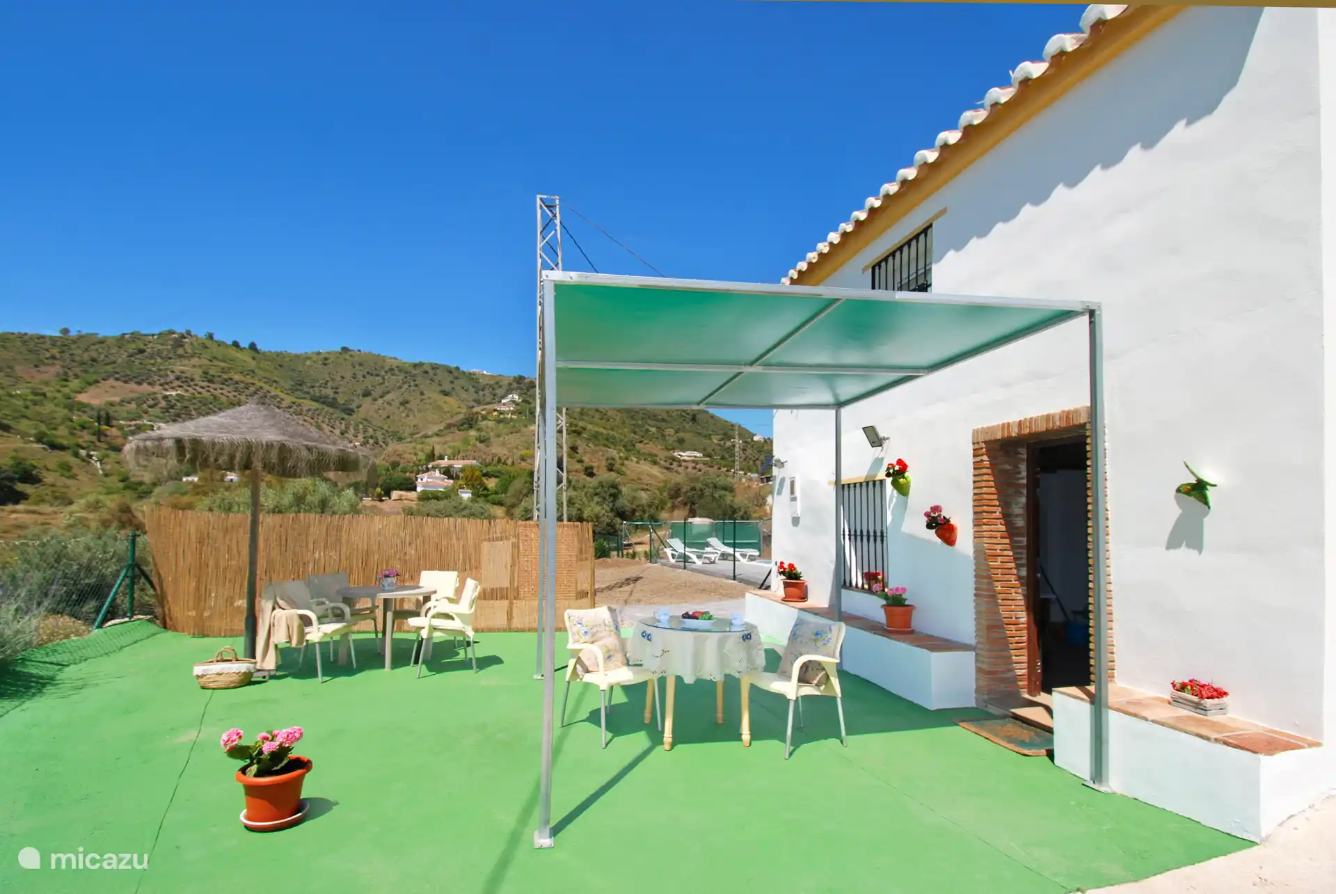 Genießen Sie die Natur auf einer der Terrassen.