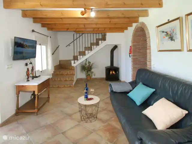 Villa Maria Esnite | Espagne, Costa del Sol, Comares - maison de vacances Profitez du salon confortable.