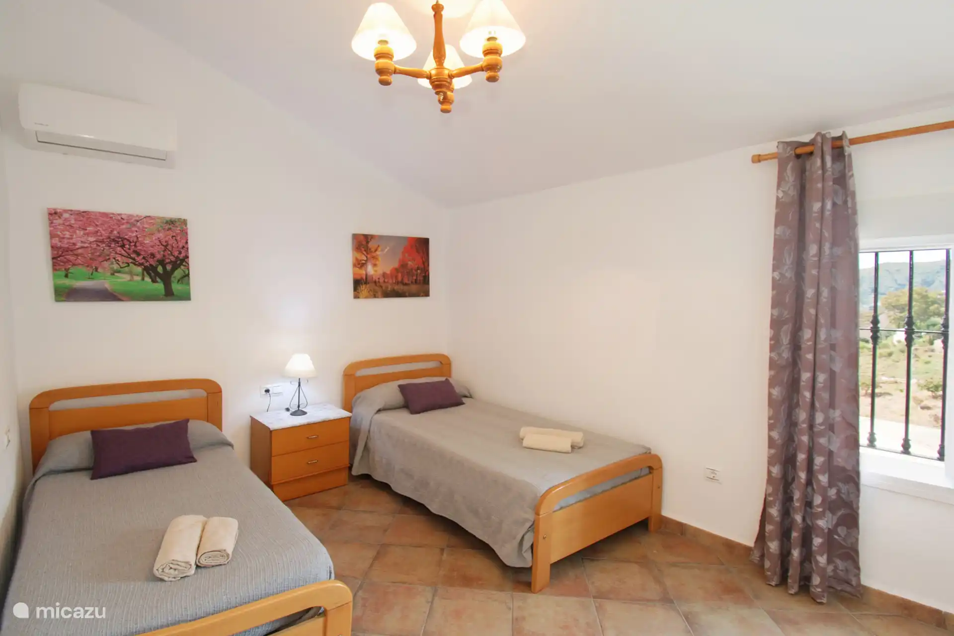 Dieses Zimmer hat auch eine sehr schöne Aussicht. 