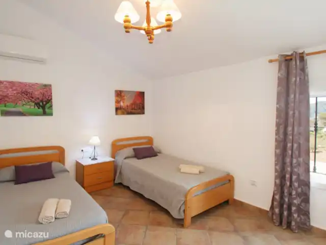 Villa Maria Esnite | Espagne, Costa del Sol, Comares - maison de vacances Cette chambre a également une très belle vue.
