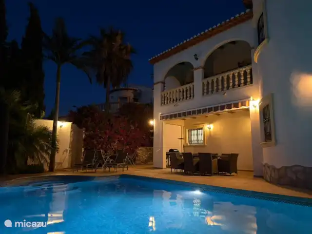 Villa 10p Orba Pool & Great Views! huren in Spanje, Costa Blanca, Orba - villa Zwembad bij nacht