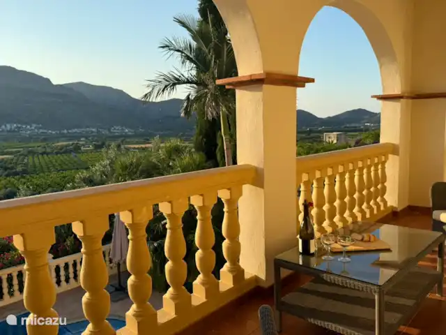 Villa 10p Orba Pool & Great Views! huren in Spanje, Costa Blanca, Orba - villa Balkon met panaromisch uitzicht én zondsondergang