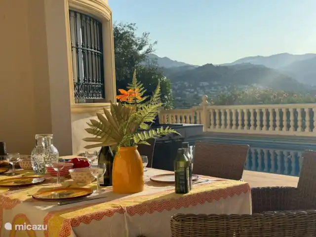 Villa 10p Orba Pool & Great Views! huren in Spanje, Costa Blanca, Orba - villa Eettafel buiten