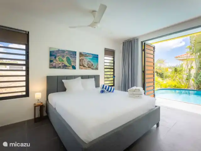 Tropisch Paradijs bij Jan Thiel huren in Curaçao, Banda Ariba (oost), Jan Thiel - villa Slaapkamer