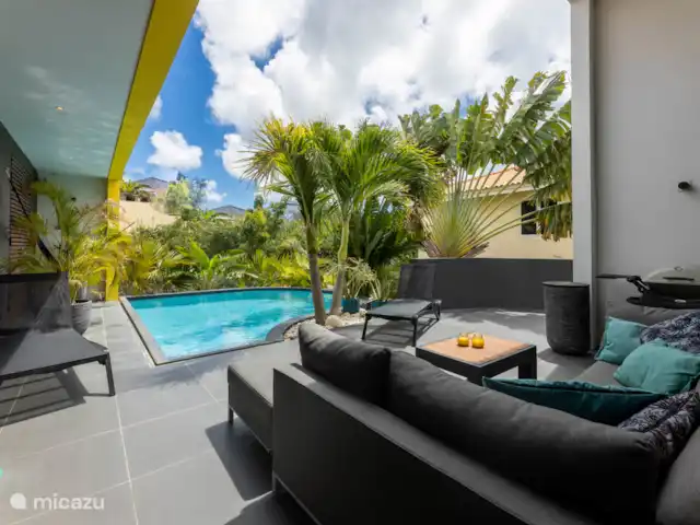 Tropisch Paradijs bij Jan Thiel huren in Curaçao, Banda Ariba (oost), Jan Thiel - villa Prive zwembad