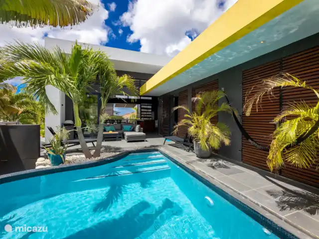 Tropisch Paradijs bij Jan Thiel huren in Curaçao, Banda Ariba (oost), Jan Thiel - villa Prive zwembad