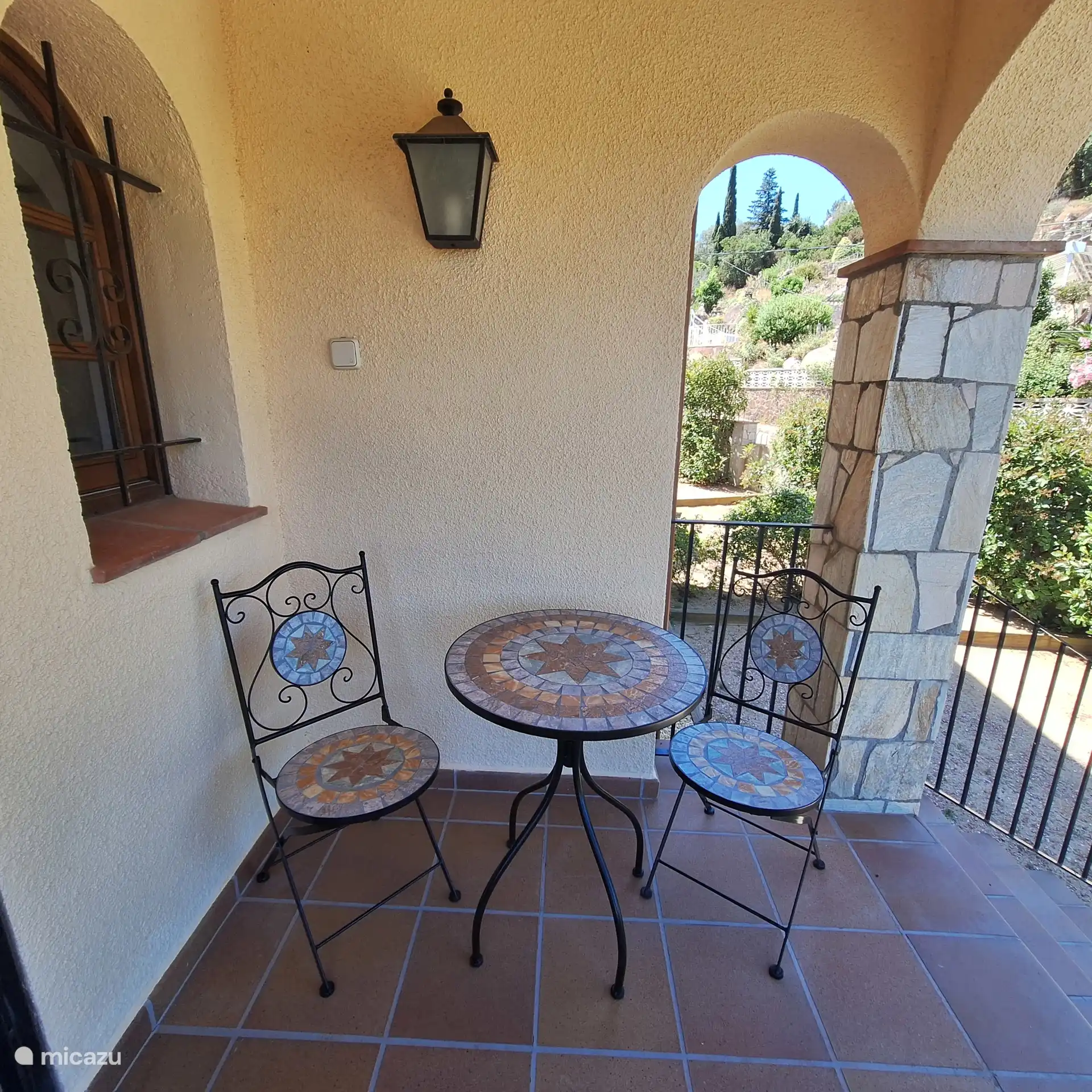 Eingang zur Terrasse