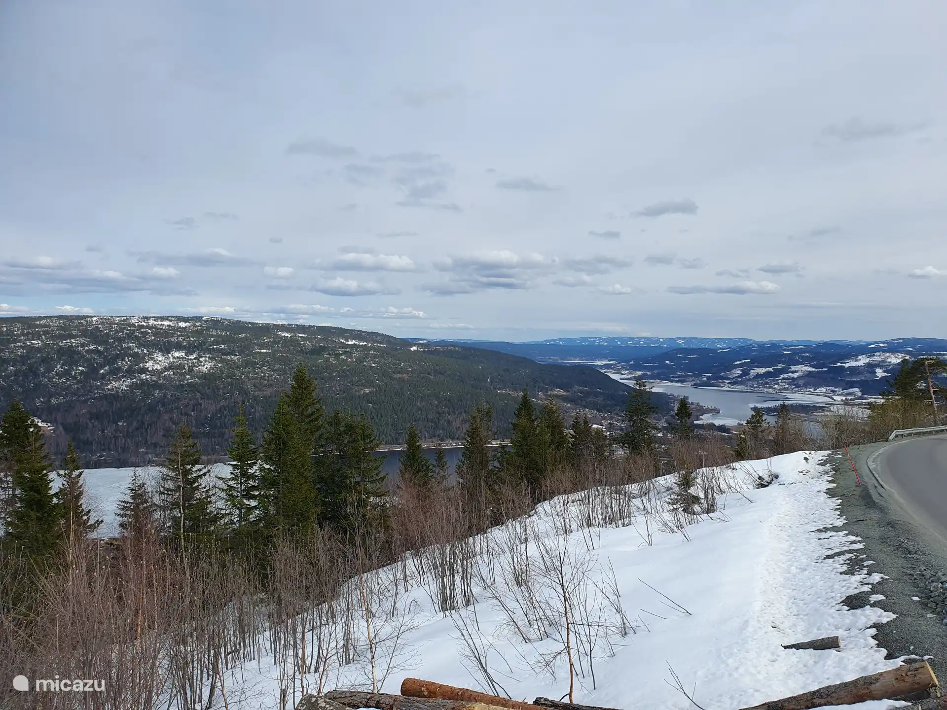 Aussicht während des Stopps auf Norefjell