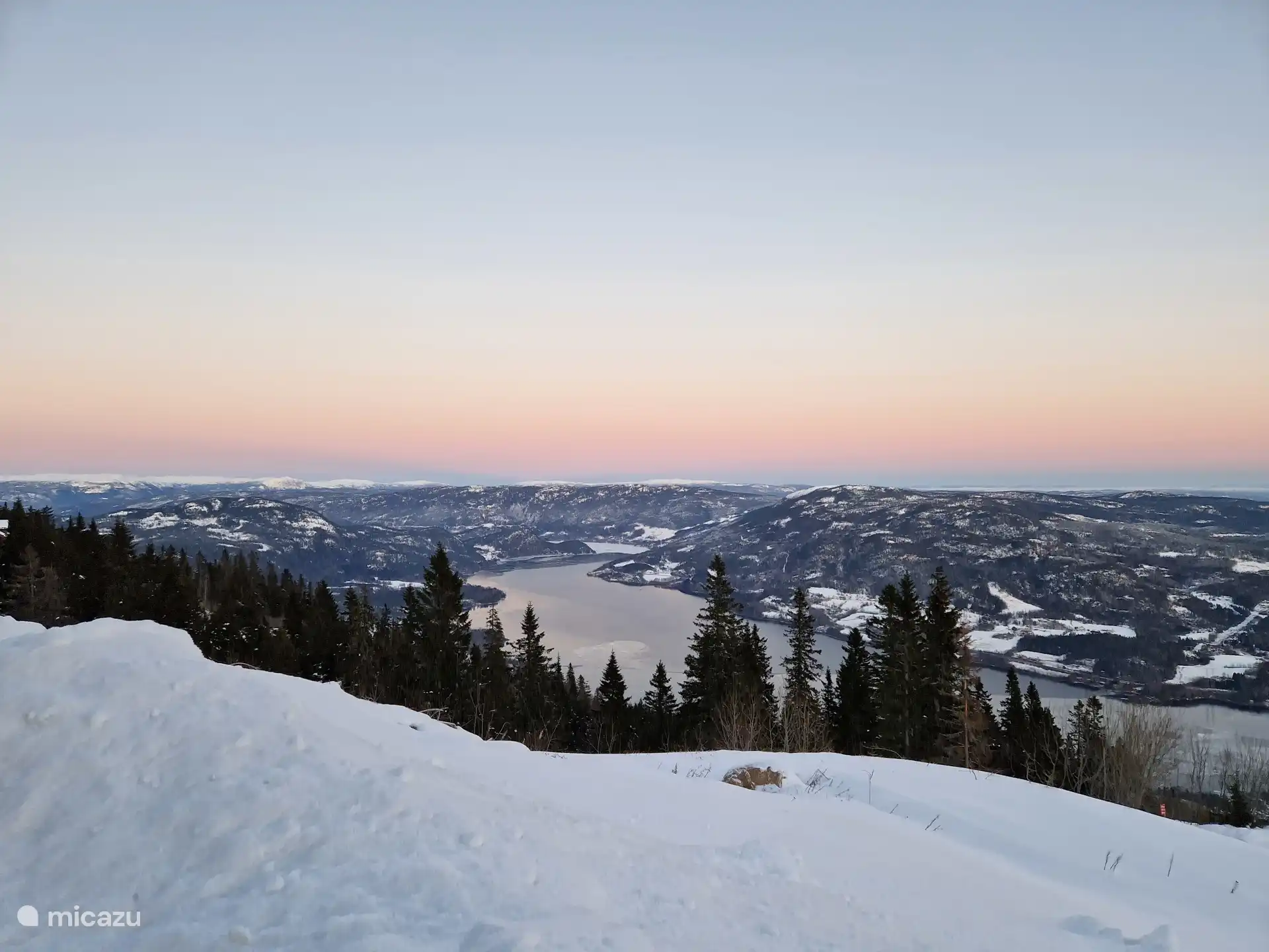 Aussicht während des Stopps auf Norefjell