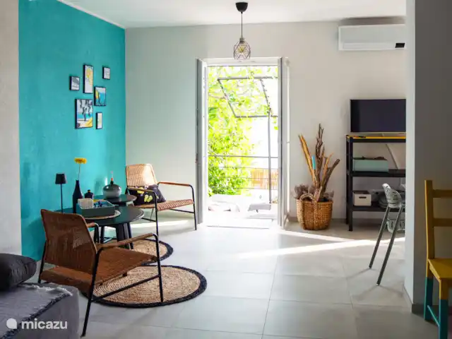 Location de Vacances Croatie, Dalmatie, Mimice, appartement -  Directement sur la mer ❯ coucher de soleil Salon