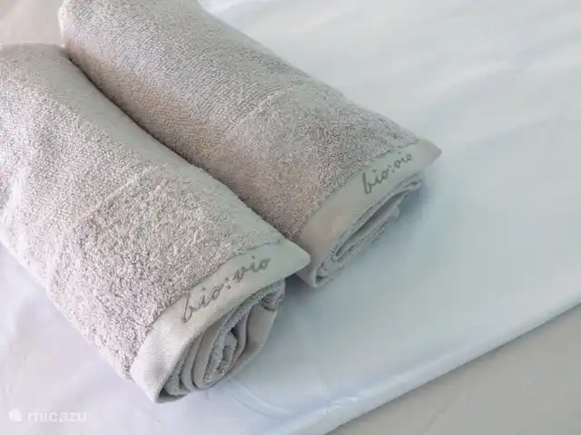 Location de Vacances Croatie, Dalmatie, Mimice, studio - Front de mer ❯ studio F Pour chaque client, nous fournissons deux serviettes ainsi que le linge de lit. Ceci afin de s’assurer que votre séjour chez nous soit aussi confortable et agréable que possible.
