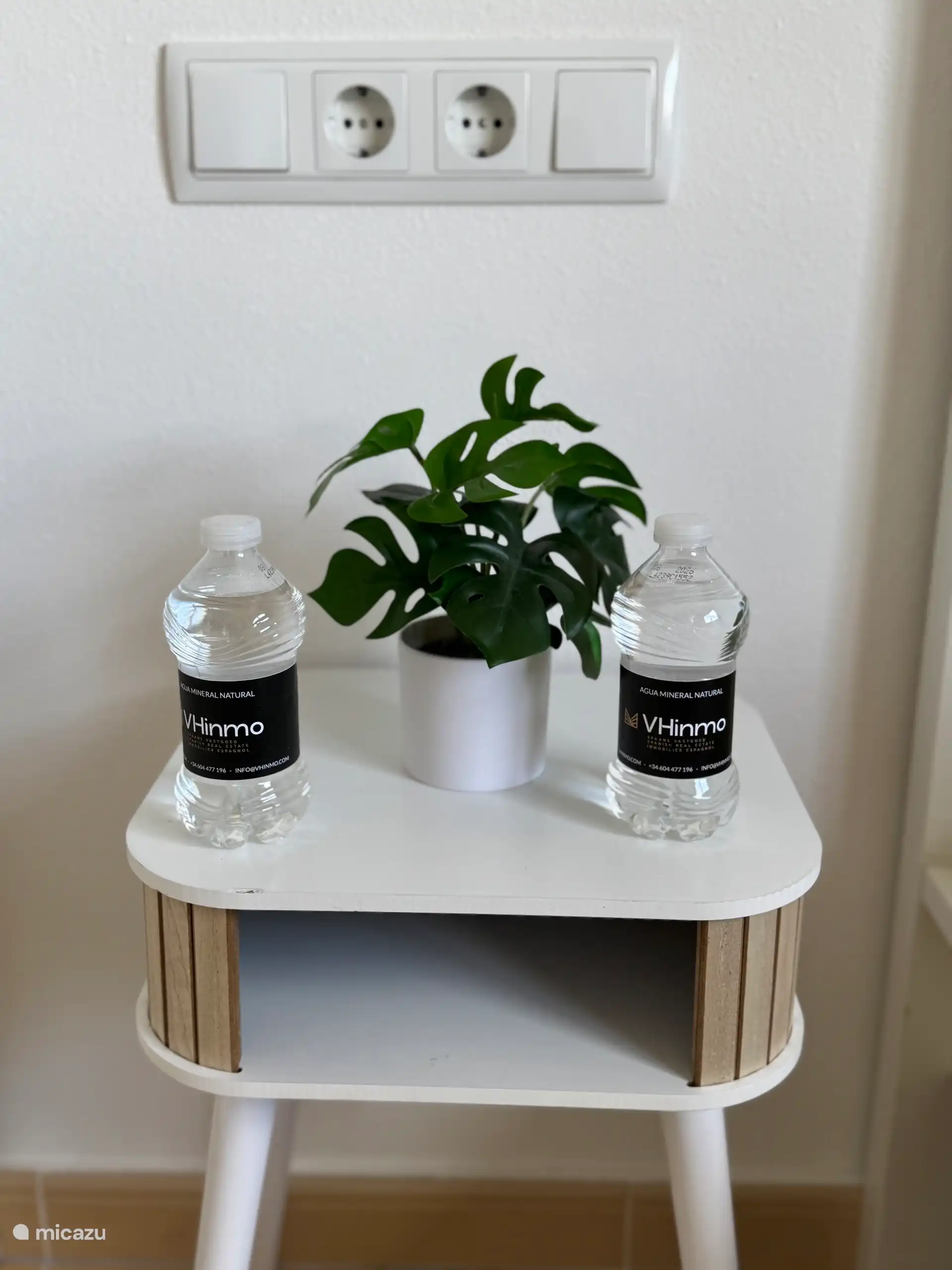 Nous accueillons également chaque client avec une bouteille d’eau à l’arrivée 