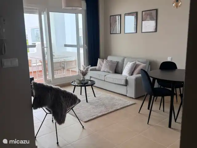 La Casa para disfrutar la vida  huren in Spanje, Costa Cálida, Torre Pacheco - appartement Woonkamer met toegang tot het terras