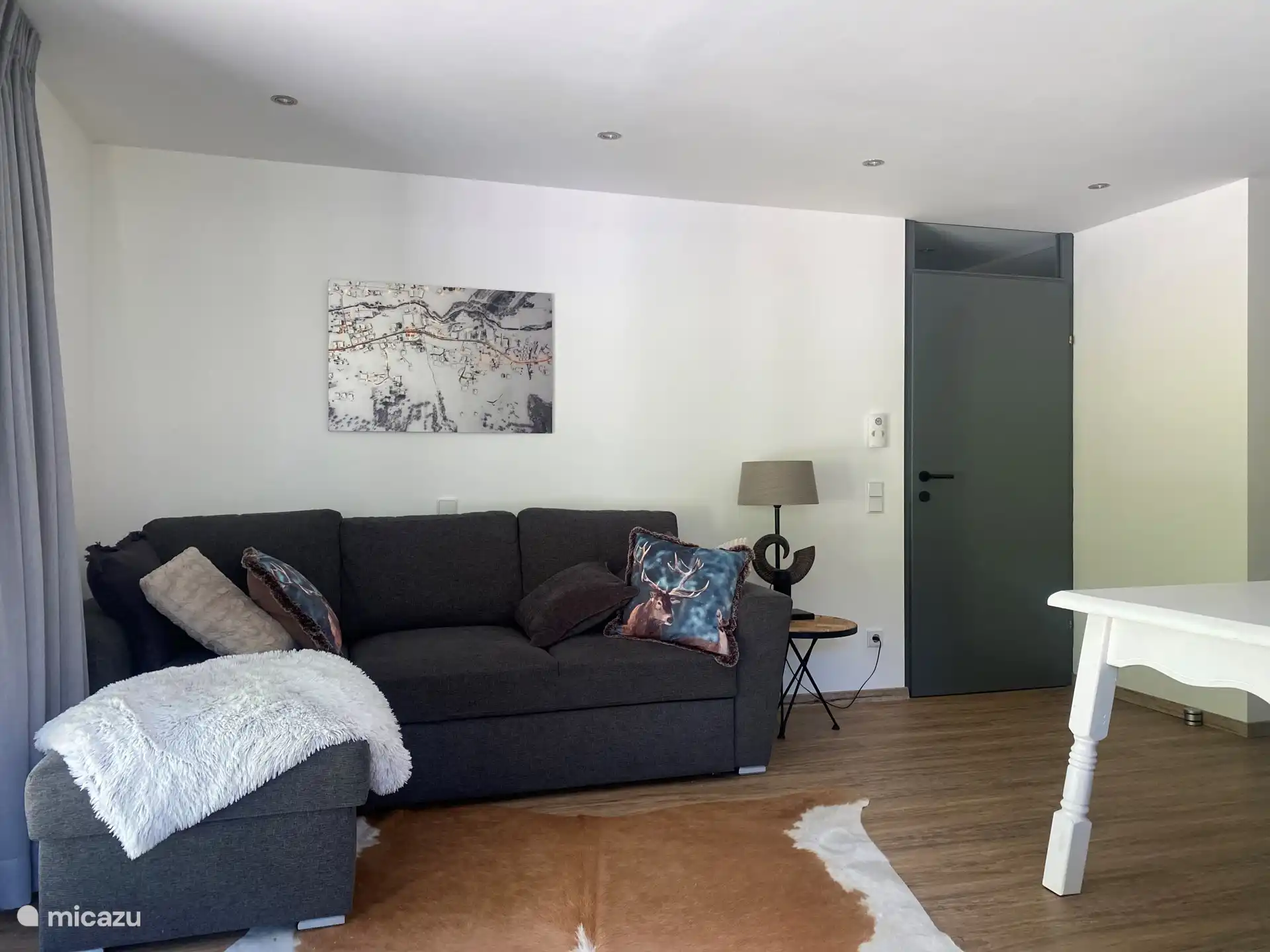 Living room with corner sofa