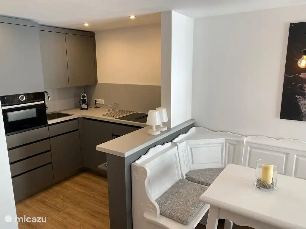 Open kitchen and living room