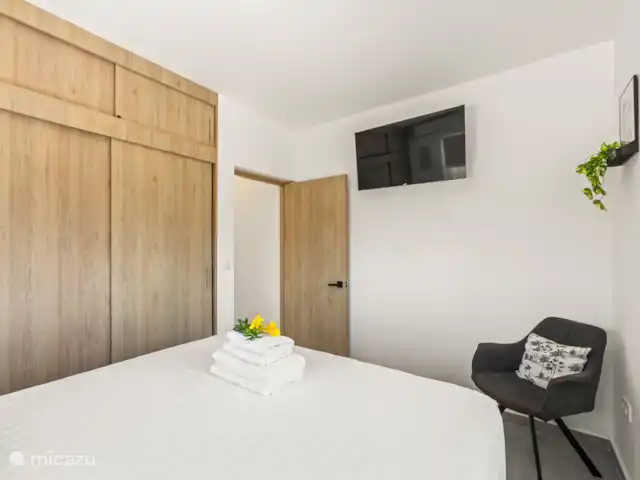 Bon Azul 5A en Curazao, Bandabou (oeste), Westpunt - casa vacacional Cama doble en habitación luminosa y tranquila. Listo para una estancia relajante.