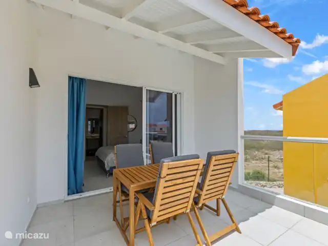 Punta Azul Ocean Resort 6B | Curaçao, Banda Abou (ouest), Westpunt - maison de vacances La terrasse supérieure offre une belle vue sur les environs - parfaite pour prendre un verre au coucher du soleil.