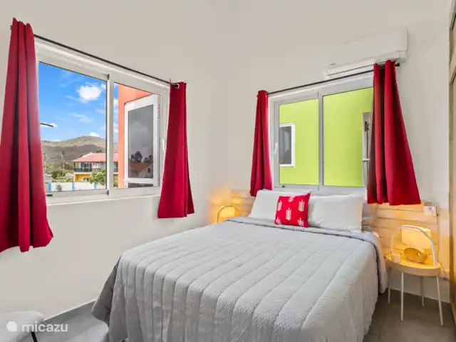 Seabreeze 10B - Punta Azul Ocean Re | Curaçao, Banda Abou (ouest), Westpunt - maison de vacances Chambre double spacieuse avec beaucoup de lumière naturelle - un endroit calme pour se détendre.