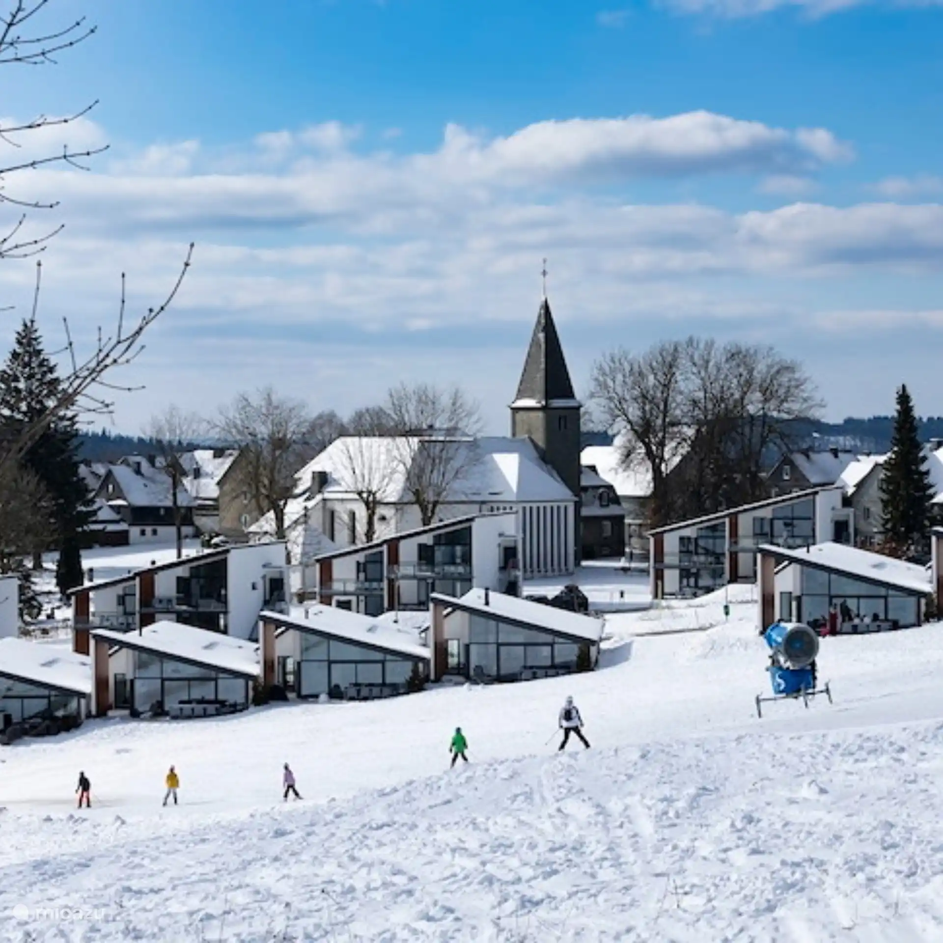 Situé directement sur les pistes