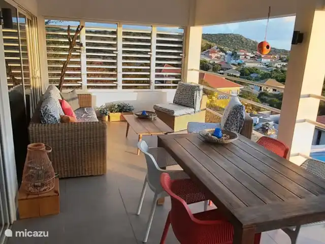 Villa Mirada Karibe avec piscine | Curaçao, Banda Abou (ouest), Fontein - villa Porche