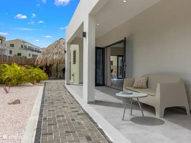 Elisabeth Resort en Mambo Beach en Curazao, Banda Arriba (este), Bapor Kibra - villa Costado de la casa.
