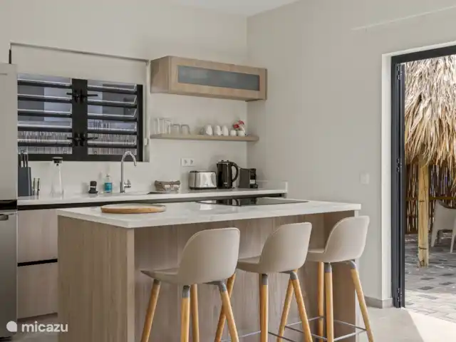 Elisabeth Resort en Mambo Beach en Curazao, Banda Arriba (este), Bapor Kibra - villa Cocina moderna
